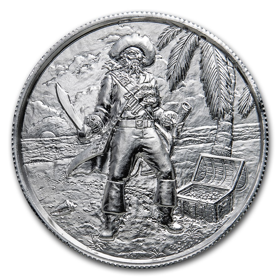 2 oz Silver UHR Round - Privateer Series: The Captain