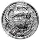 2 oz Silver UHR Round - Privateer Series: The Kraken