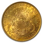 $20 Liberty Gold Double Eagle MS-61 PCGS (Random)