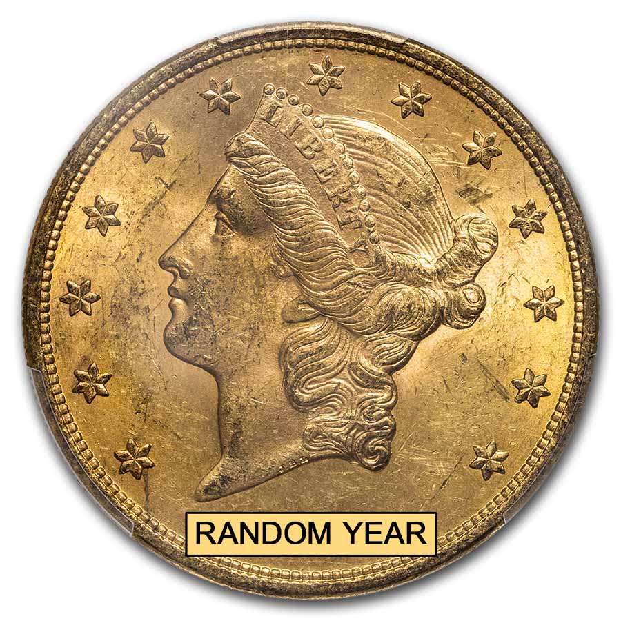 Buy $20 Liberty Gold Double Eagle MS-62 PCGS (Pre-1900) | APMEX