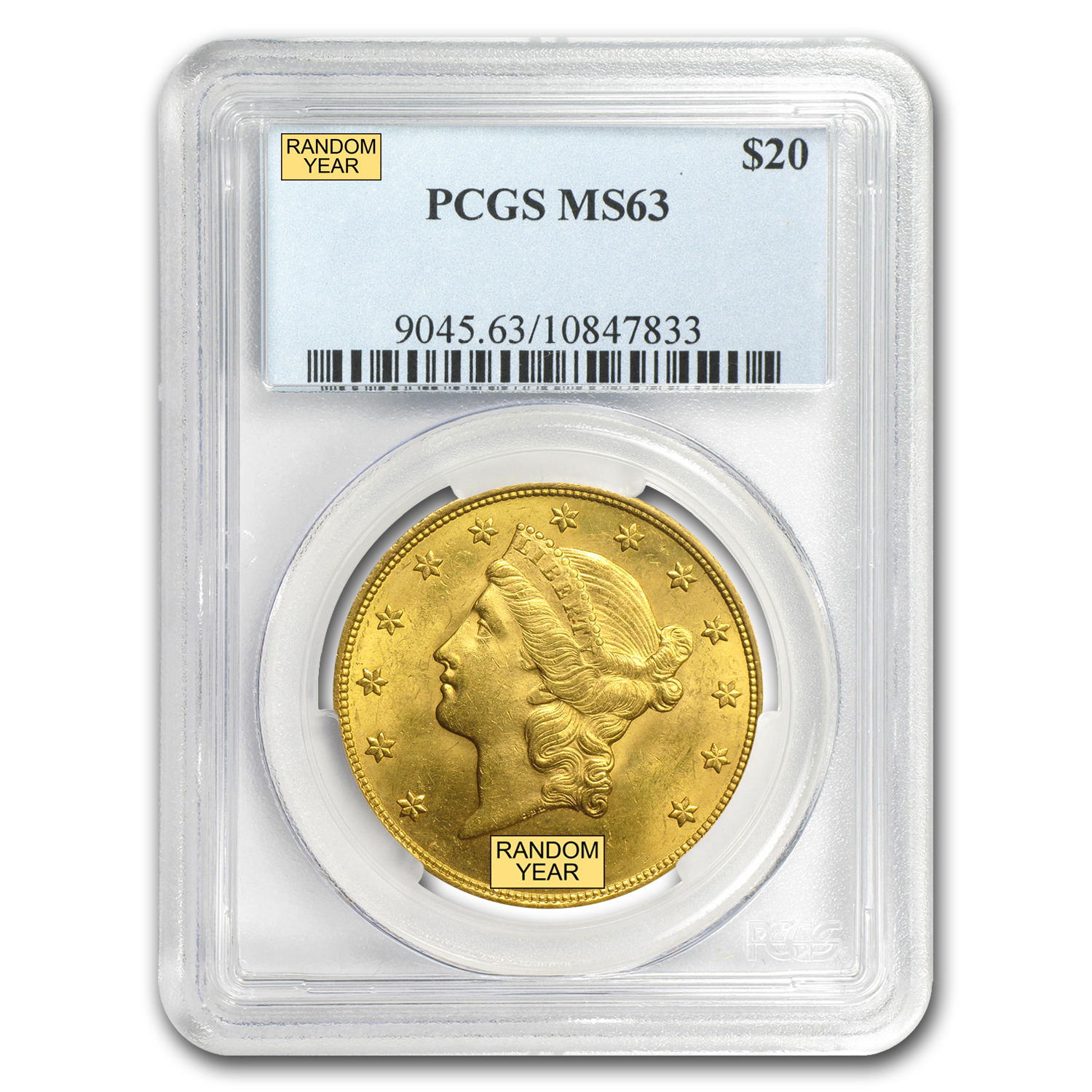 Liberty Gold Double Eagle $20 MS-63 PCGS | APMEX