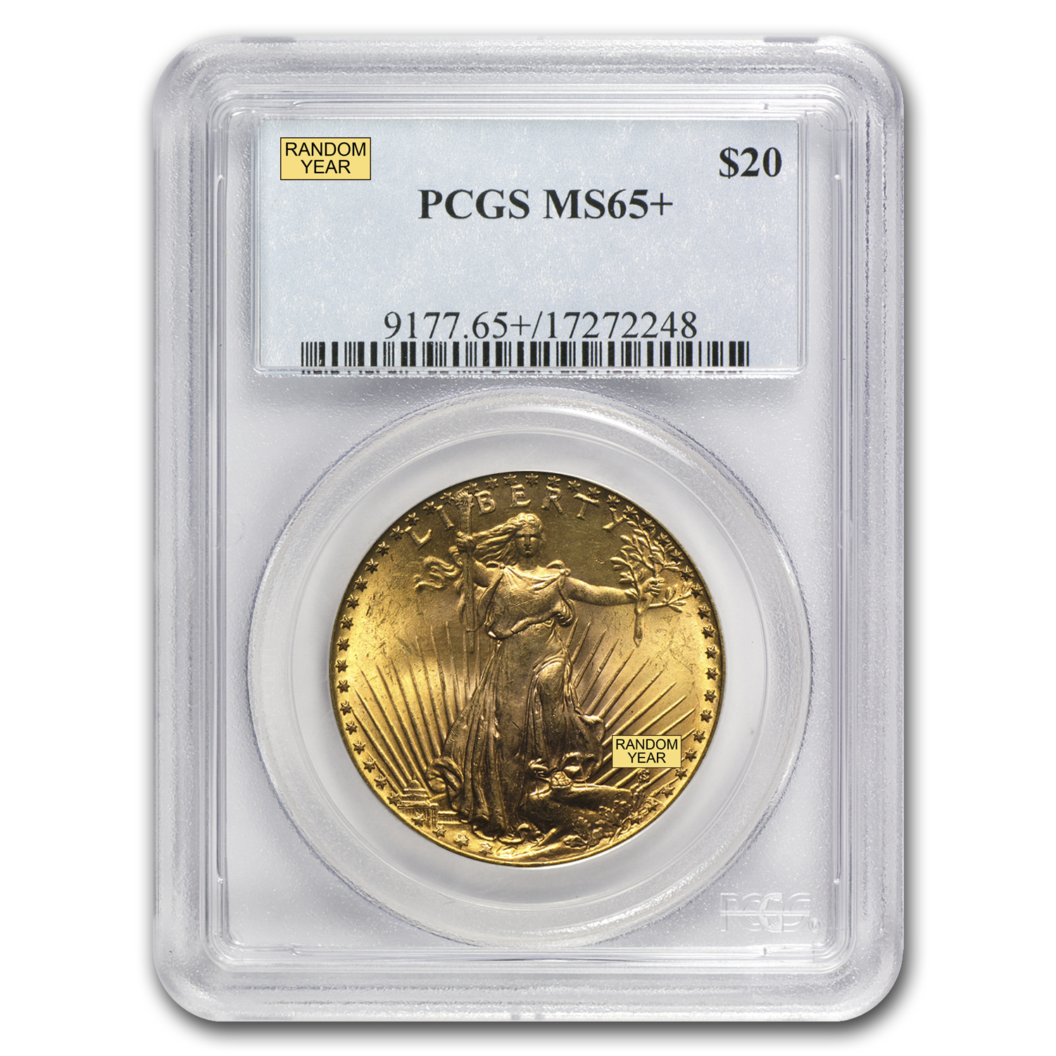 Buy $20 Saint-Gaudens Gold Double Eagle MS-65+ | APMEX