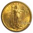 $20 St Gaudens Gold Double Eagle MS-61 PCGS (Rattler, Random)