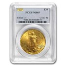 $20 St Gaudens Gold Double Eagle MS-65 PCGS (Random)