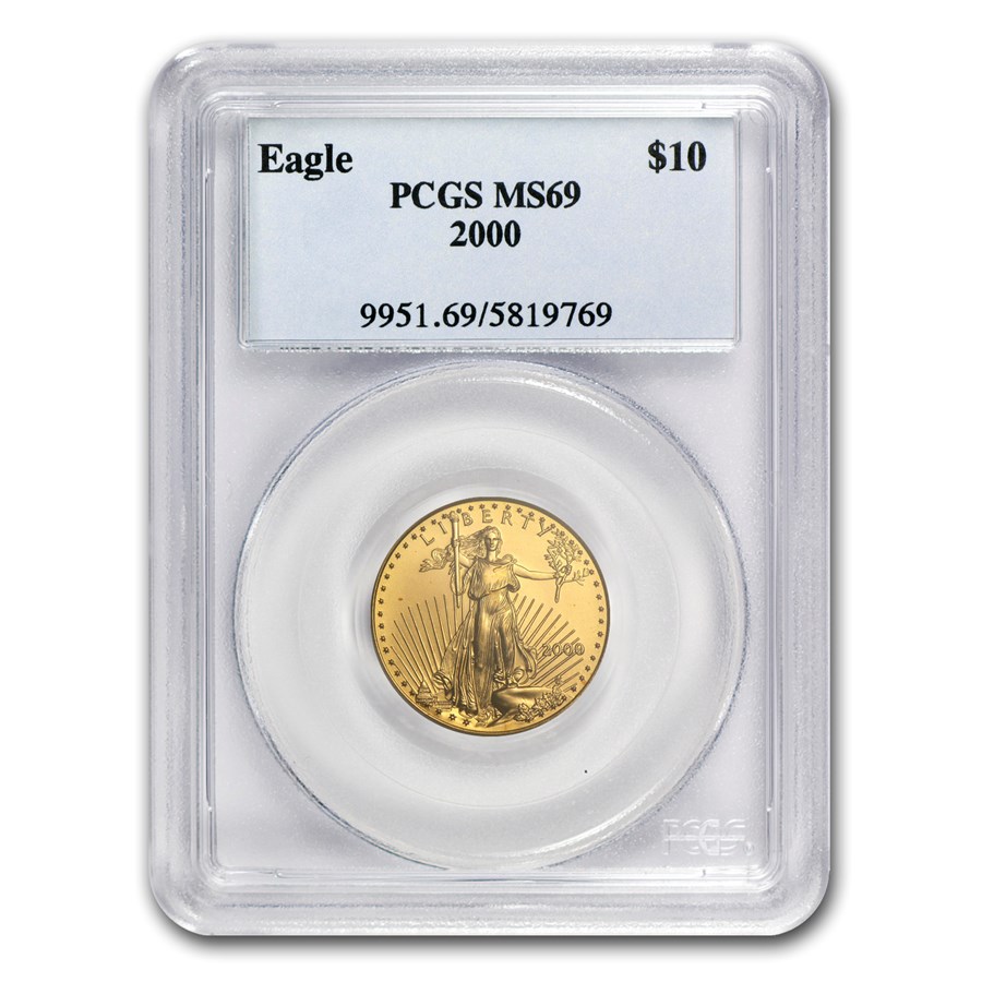 2000 1/4 oz American Gold Eagle MS-69 PCGS