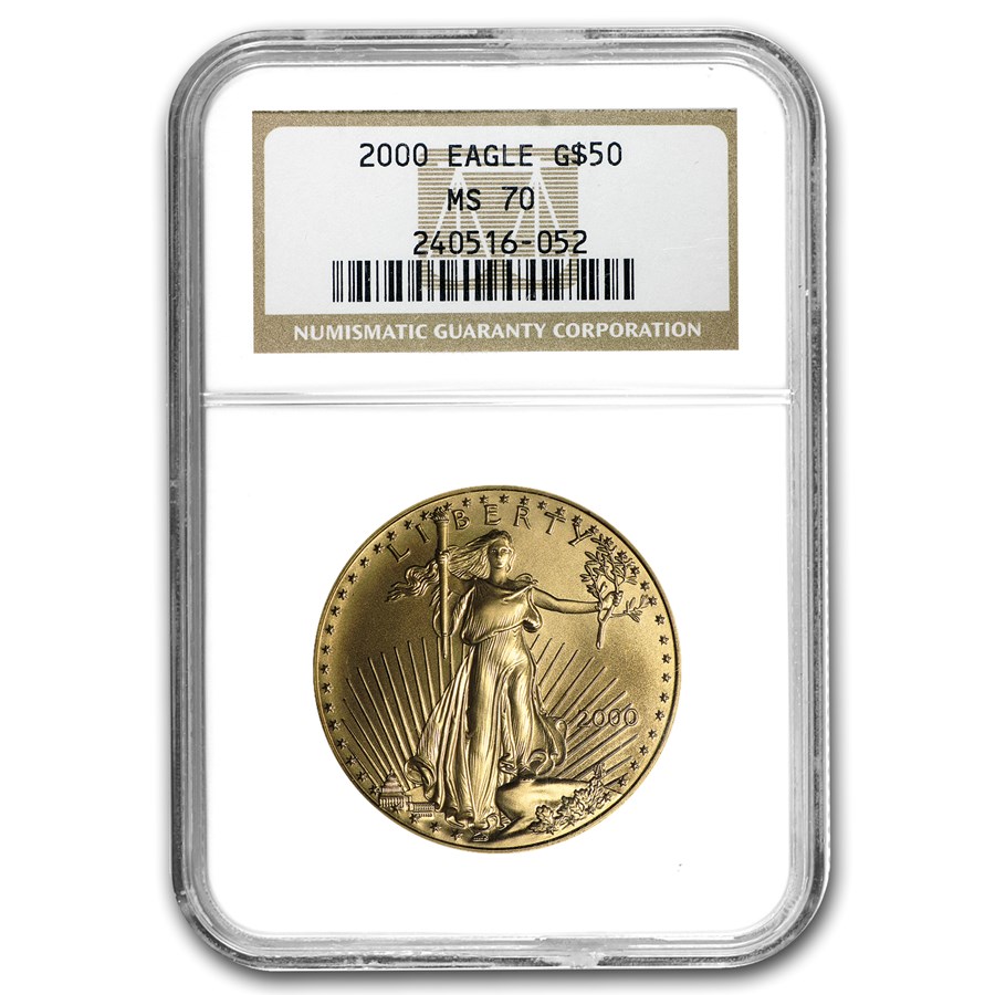 2000 1 oz American Gold Eagle MS-70 NGC