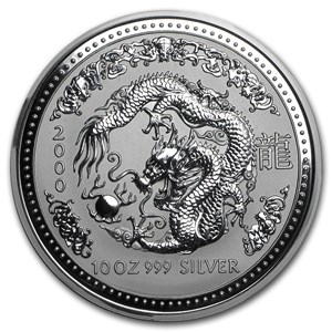 Buy 2000 Australia 10 oz Silver Year of the Dragon BU | APMEX