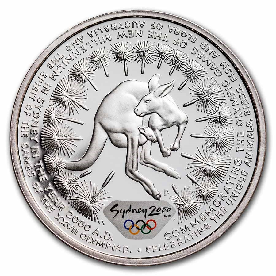 Buy 2000 Australia $5 Silver Kangaroo Sydney Olympics | APMEX