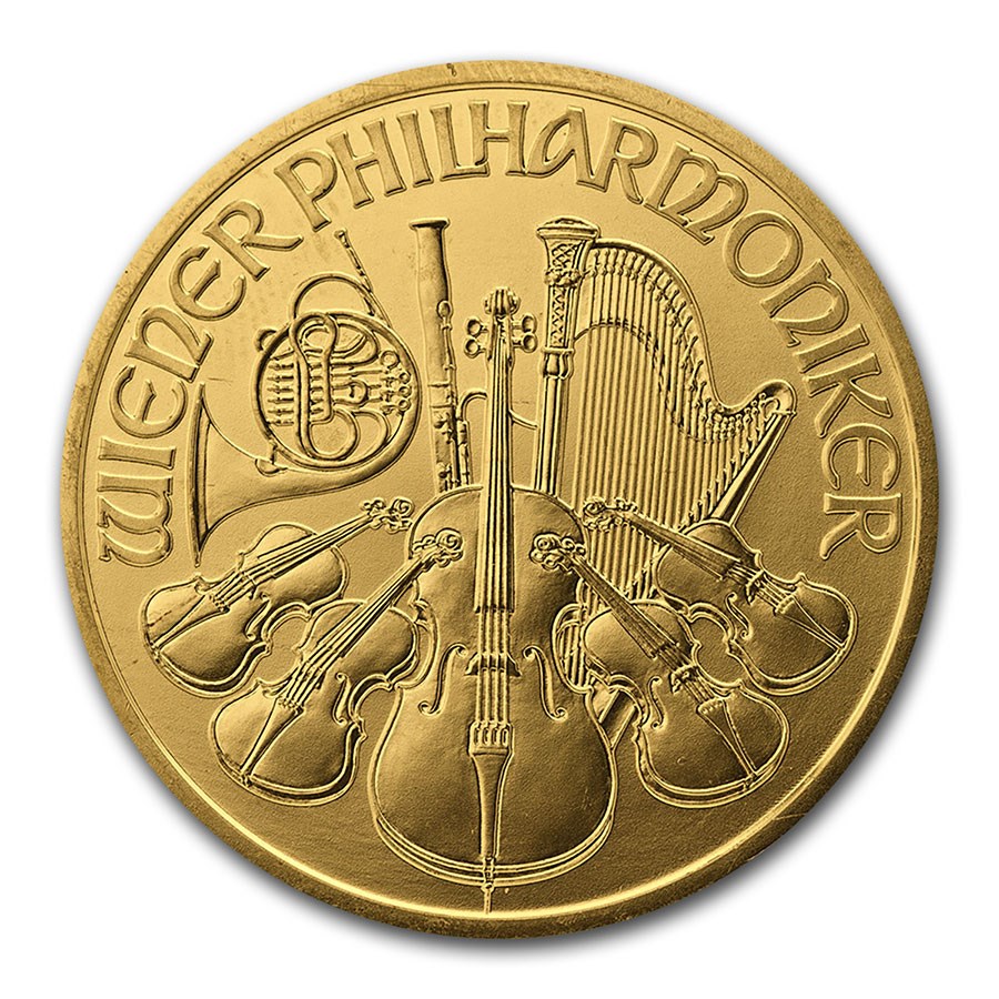 2000 Austria 1 oz Gold Philharmonic BU