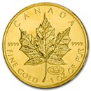 2000 Canada 1 oz Gold Maple Leaf Fireworks Privy BU