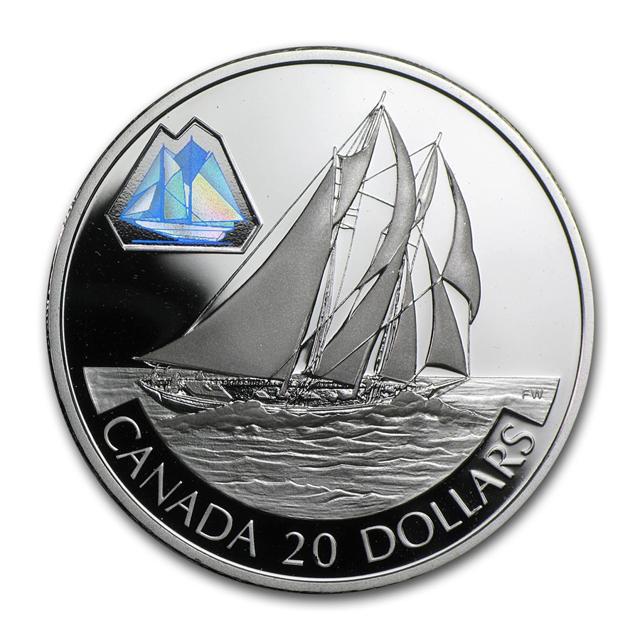 Buy 2000 Canada Silver $20 Transportation The Bluenose Proof | APMEX