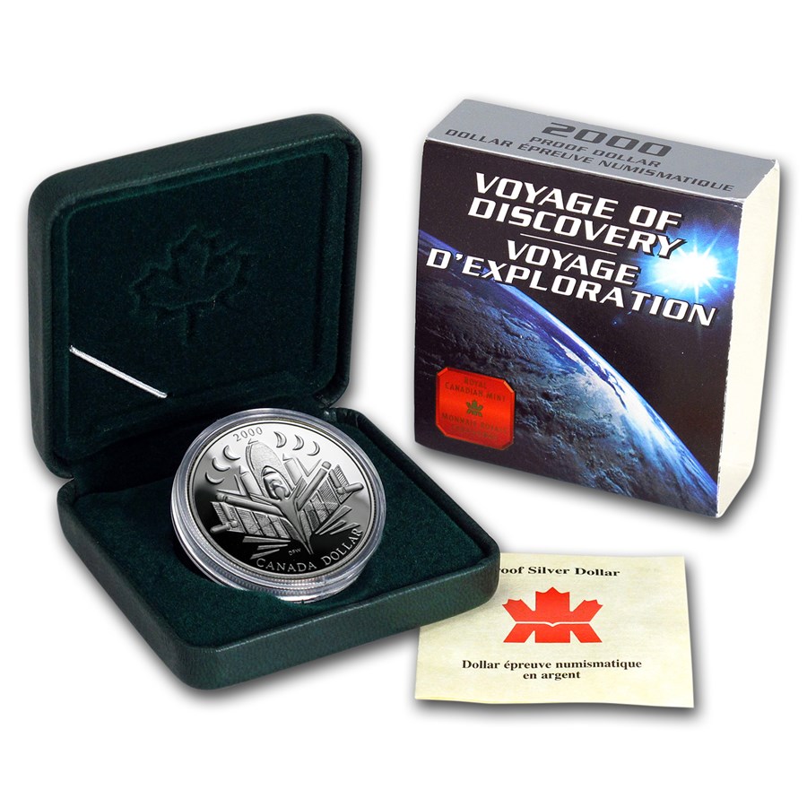 Buy 2000 Canada Silver Dollar Proof Space Exploration Wogp Apmex 6316