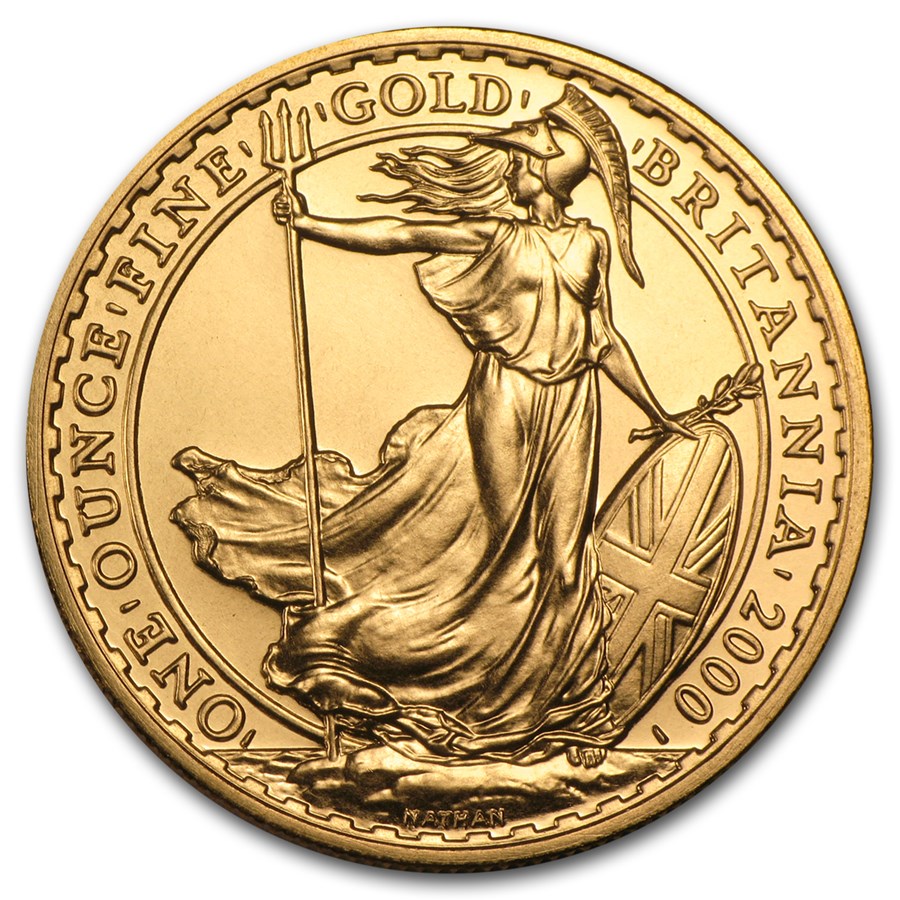 2000 Great Britain 1 oz Gold Britannia BU