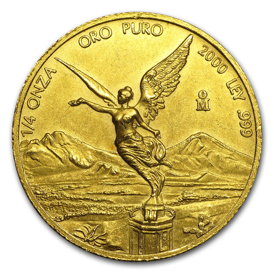 2000 Mexico 1/4 oz Gold Libertad BU