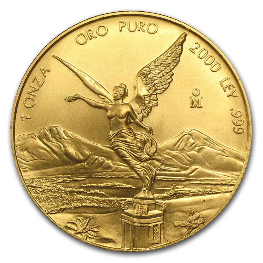 2000 Mexico 1 oz Gold Libertad BU