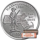 2000-P Massachusetts Statehood Quarter 40-Coin Roll BU