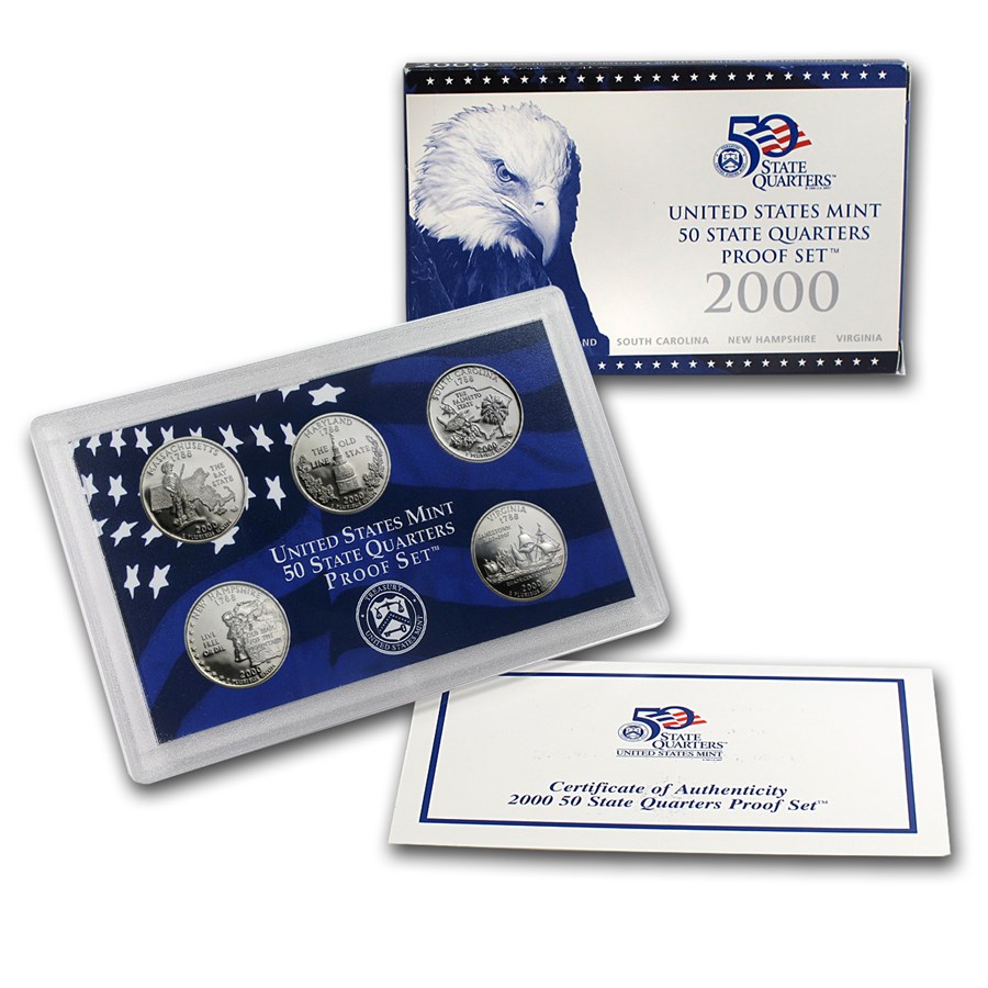 2000-S 50 State Quarters Proof Set