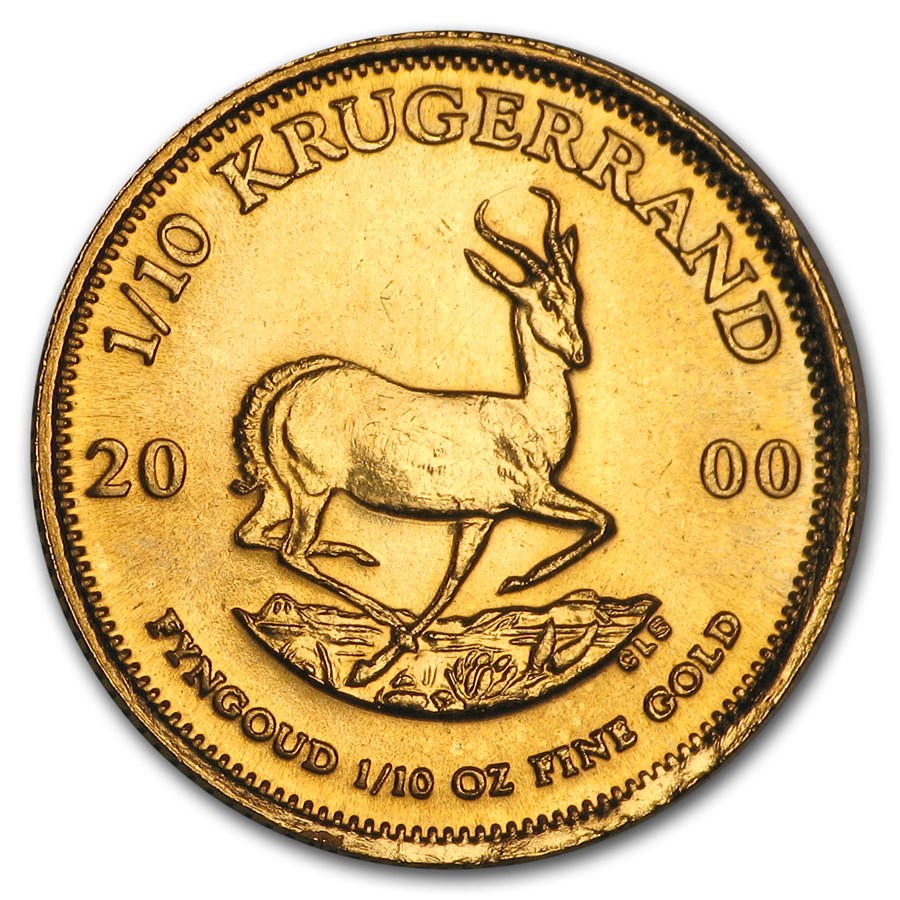 2000 South Africa 1/10 oz Gold Krugerrand