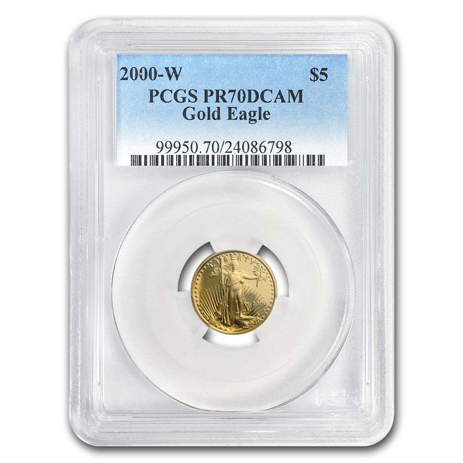 2000-W 1/10 oz Proof American Gold Eagle PR-70 PCGS