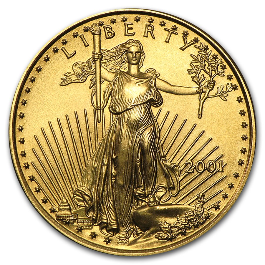 2001 1/4 oz Gold American Eagle BU | 1/4 oz Gold Eagles | APMEX