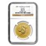 2001 1 oz Gold Lunar Year of the Snake MS-70 NGC (Series I)