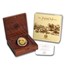 2001 Australia 1 oz Proof Gold Prospector Nugget (w/Box & COA)