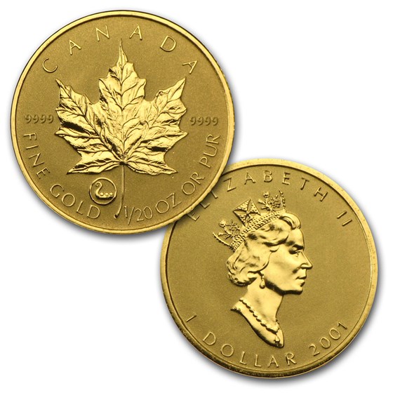 Buy 2001 Canada 5-Coin Gold Maple Leaf Viking Heritage Set | APMEX