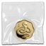 2001 China 1/2 oz Gold Year of the Snake Flower Coin (Sealed)