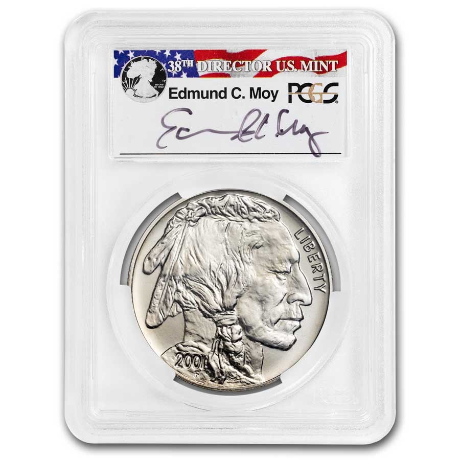 2001-D Buffalo $1 Silver Commem MS-69 PCGS (Moy)