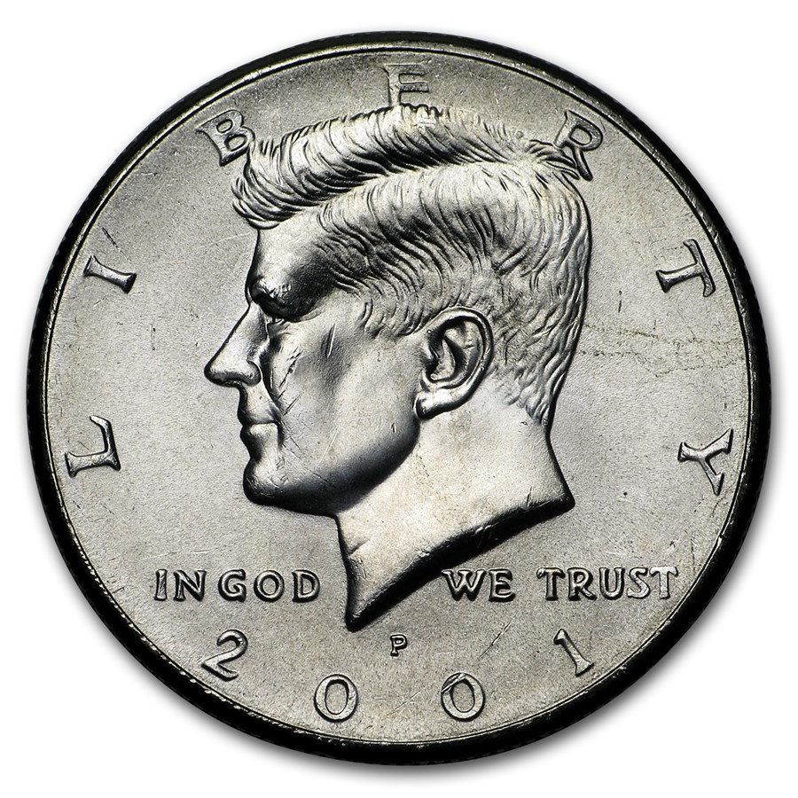 2001-P Kennedy Half Dollar BU