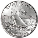 2001-P Rhode Island State Quarter BU