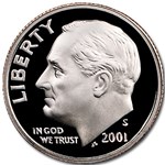 2001-S Roosevelt Dime Gem Proof