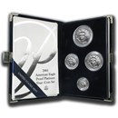 2001-W 4-Coin Proof American Platinum Eagle Set (w/Box & COA)