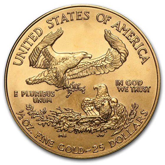 2002 1/2 oz Gold American Eagle BU - Spot Gold