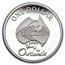 2002 Australia $1 Silver Proof Year of the Outback