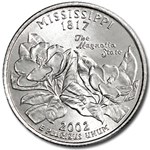 2002-D Mississippi State Quarter BU