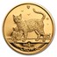 2002 Isle of Man 1 oz Gold Bengal Cat BU