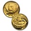 2002 South Africa 3-Coin Gold Natura Cheetah Proof Set