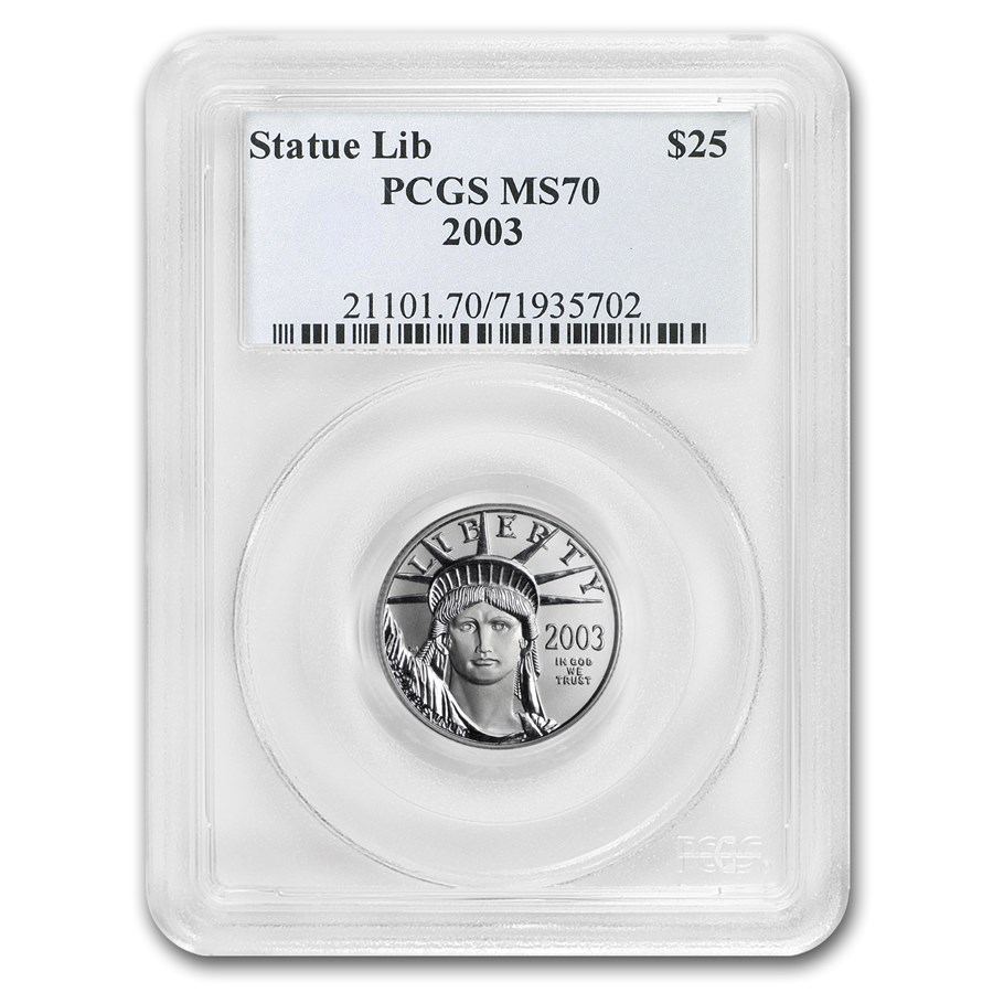 2003 1/4 oz American Platinum Eagle MS-70 PCGS