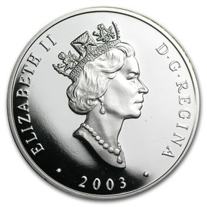 Buy 2003 Canada 1 oz Silver $20 The HMCS Bras d'or FHE-400 | APMEX