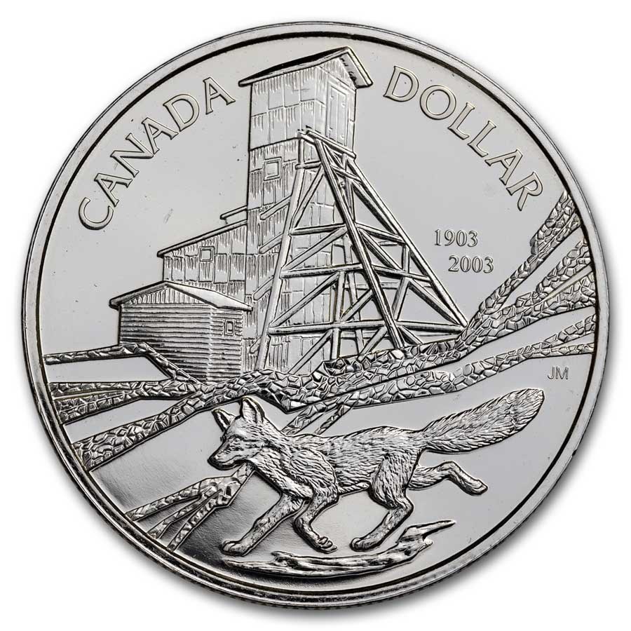 2003 Canada Silver Dollar BU (Cobalt Mining Centennial)