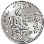 2003-D Alabama State Quarter BU