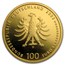 2003 Germany 1/2 oz Gold 100 Euro Quedlinburg Abbey BU