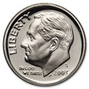 2003-S Roosevelt Dime 50-Coin Roll Proof (Silver)