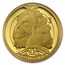 2003 South Africa 1/10 oz Proof Gold Natura Lion