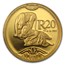 2003 South Africa 1/4 oz Proof Gold Natura Lion