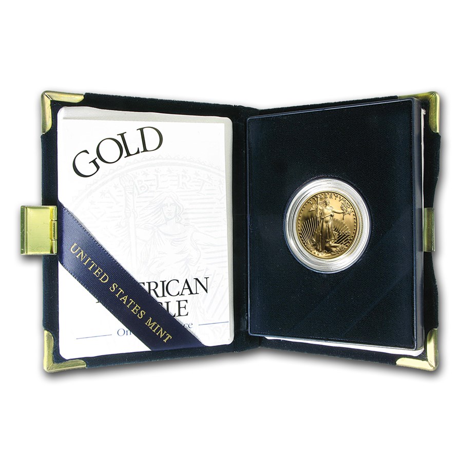 2003-W 1/2 oz Proof American Gold Eagle (w/Box & COA)