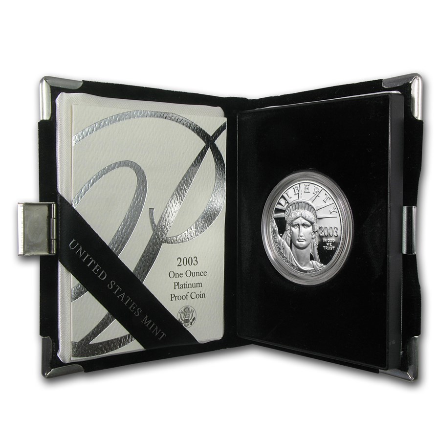 2003-W 1 oz Proof American Platinum Eagle (w/Box & COA)