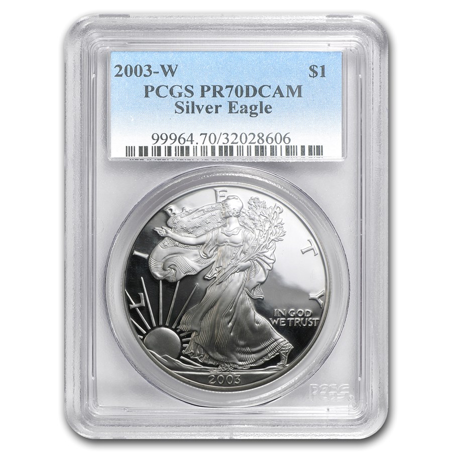 2003-W Proof American Silver Eagle PR-70 PCGS