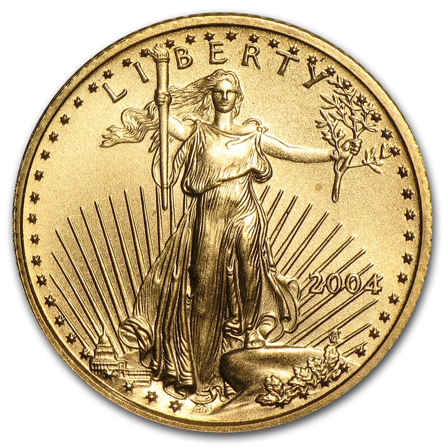 2004 1/10 oz Gold American Eagle BU | 1/10 oz Gold Eagles | APMEX